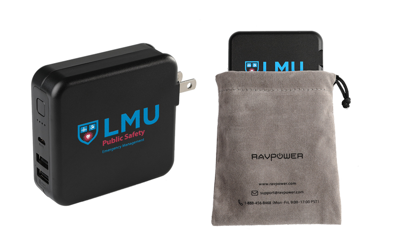RAVPower 6700mAh Power Bank with Dual USB Wall Charger